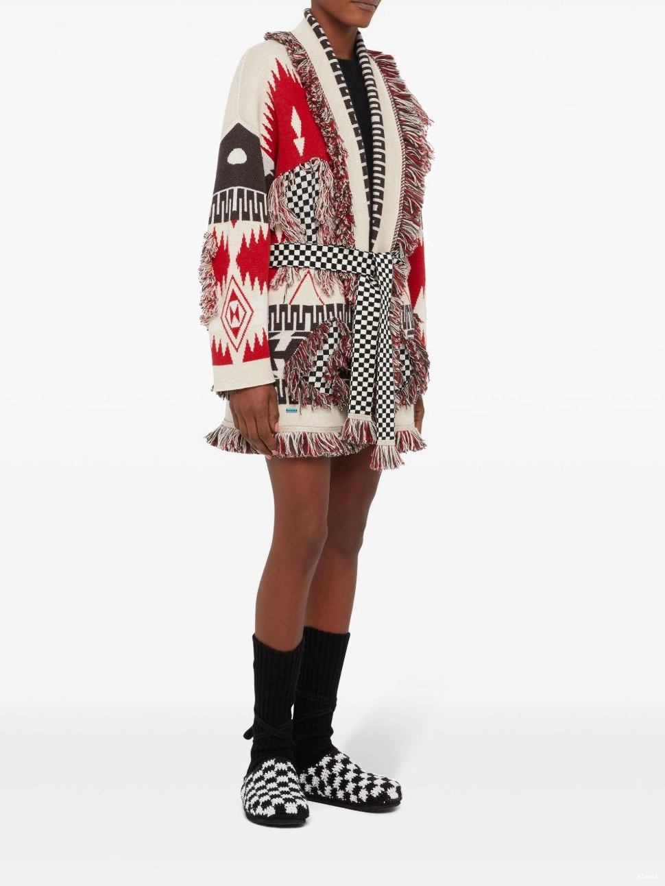 Affordable Racing wool Alanui Women Icon cardigan 0422